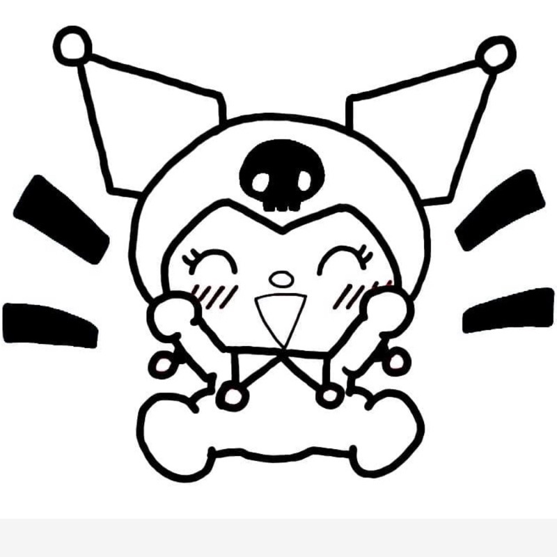Bộ 50 Tờ Tranh Tô Màu Kuromi Siêu Dễ Thương Kích Thước A4 A5 Dành Cho Màu Sáp, Màu Chì - MANGA ANIME COMIC tô màu 2 images upload woo2F682f4621938ea8ec4af31ffd180646da