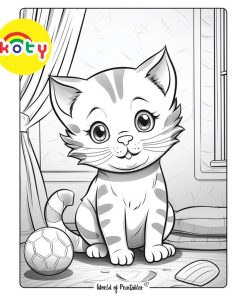 Mèo con (phong cách Anime Chibi) - Set 10 Tờ Tranh Tô Màu A4 A5 - MANGA ANIME COMIC tô màu 13 images upload woo2F002f349cad327383aefd24136afab860