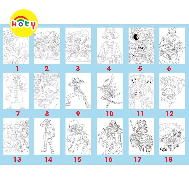Bộ Tranh tô màu Anime One Piece được chọn mẫu - Dành cho các Fan của One Piece yêu thích sáng tạo 2 images upload woo2F00d218c3ca5aa7e2a370dfa0585b5cf6