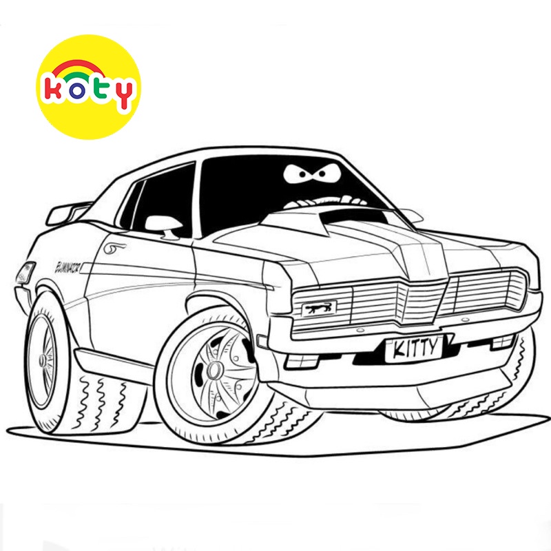 Xe Ford Mustang - Set 10 Tờ Tranh Tô Màu A4 A5 Dành Cho Màu Sáp, Màu Chì - TRANH TÔ MÀU COMIC ANIME MANGA tô màu 1 images upload woo2F0c5ae02f31ba0fb61a963cf195c629d6