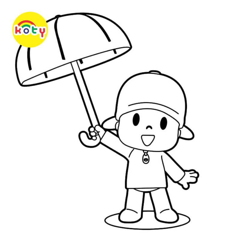 Tranh Tô Màu Pocoyo - Bộ 50 Tờ Tranh Tô Màu A4 A5 Dành Cho Màu Sáp, Màu Chì - TRANH TÔ MÀU KOTY 6 images upload woo2F0d2144cad75fc507b73d2e3b5e754e7a