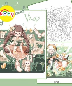 Tranh tô màu nước 12 Cung hoàng đạo. Bộ 12 tranh.Giấy dầy đẹp kèm theo tranh mẫu TM2025 7 images upload woo2F1052a103e5dbf424fe24ae8d34035d0e 2