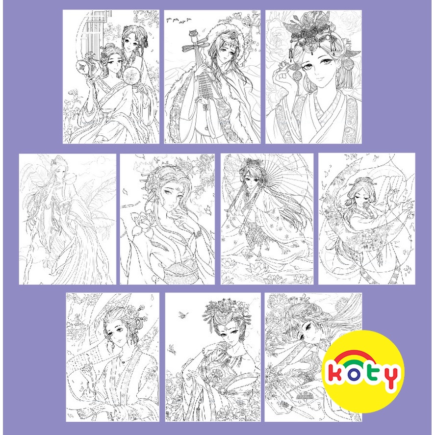 line art tranh tô màu tuyển chọn combo 10 tranh giấy 4 images upload woo2F14fddfded2ff8015756ac16bb9a80c88