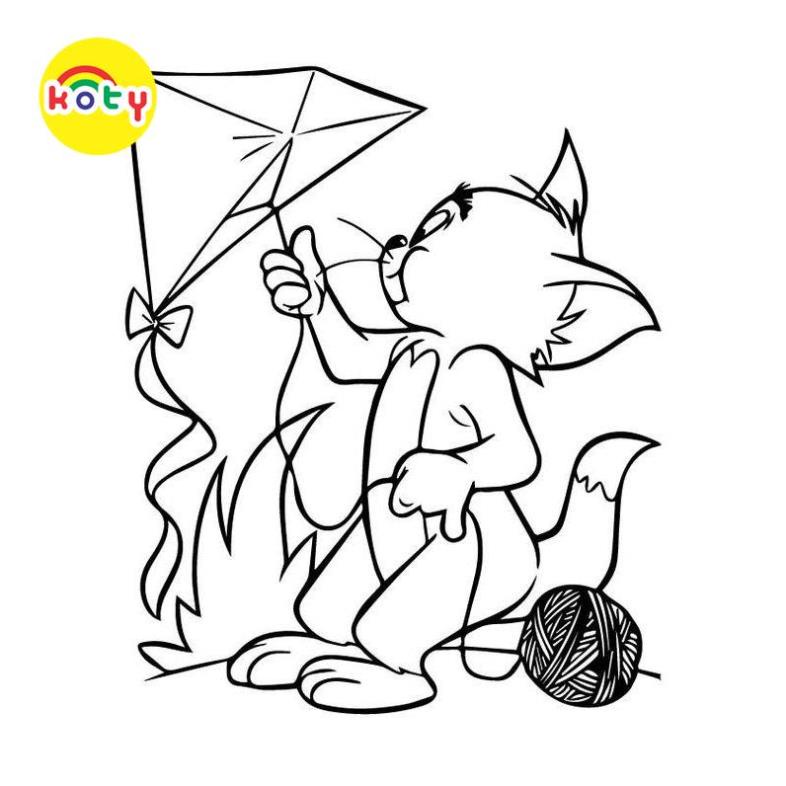 Bộ 50 Tranh Tô Màu Tom và Jerry siêu ngộ nghĩnh mà bé nào cũng thích Đồ Chơi Giấy A4, A5 mã TM524 3 images upload woo2F167ed01b57e7d053241caf18274afc14