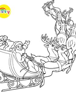 Tranh Tô Màu Ông già Noel và tuần lộc - Bộ 20 Tờ Tranh Tô Màu A4 A5 Dành Cho Màu Sáp, Màu Chì - TRANH TÔ MÀU KOTY 16 images upload woo2F174c66464887a5cfe358fe8e9eb2d8fc