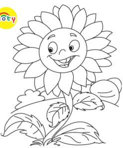 Tranh Tô Màu Hoa Hướng Dương Sunflower - Bộ 20 Tờ Tranh Tô Màu A4 A5 Dành Cho Màu Sáp, Màu Chì - TRANH TÔ MÀU KOTY 11 images upload woo2F17e17a7a678871be0cc59cc9b97bbf98