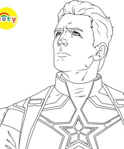 Tranh Tô Màu Captain America Marvel - Bộ 20 Tờ Giấy A4 A5 Dành Cho Màu Sáp, Màu Chì - KOTY 13 images upload woo2F18c082bcf232cebac5414d95c7a236c9