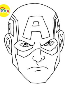 Tranh Tô Màu Captain America Marvel - Bộ 20 Tờ Giấy A4 A5 Dành Cho Màu Sáp, Màu Chì - KOTY 17 images upload woo2F19109e61d617a91c27fb1265bdb08999