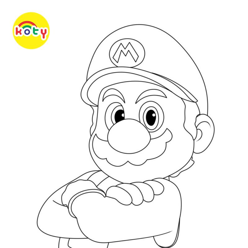Tranh Tô Màu Mario và Luigi - Bộ 10 Tờ Tranh Tô Màu Dành Cho Màu Sáp, Màu Chì - TRANH TÔ MÀU KOTY 8 images upload woo2F1ac8983d992111eaa9e42c15277b69d9