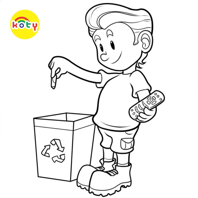 Tranh Tô Màu Tái chế Recycling - Bộ 10 Tờ Tranh Tô Màu A4 A5 Dành Cho Màu Sáp, Màu Chì - TRANH TÔ MÀU KOTY 2 images upload woo2F1c4a76d56dba7f222391f754a31dd753