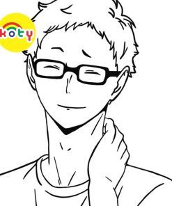 Anime Boys - Set 20 Tờ Tranh Tô Màu Kích Thước A4 A5 Dành Cho Màu Sáp, Màu Chì - TRANH TÔ MÀU COLOR LAND