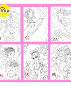 Bộ 50 Tranh tô màu nội dung Manga, Manhua cổ trang khổ A4 Tuỳ chọn phân loại 17 images upload woo2F20606c4c532fc6e7b94939f49726f4e7