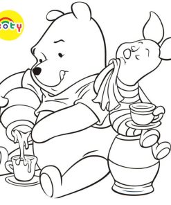 Tranh Tô Màu Winnie The Pooh - Bộ 20 Tờ Tranh Tô Màu A4 A5 Dành Cho Màu Sáp, Màu Chì - TRANH TÔ MÀU KOTY 12 images upload woo2F2160dfa34e39318f599a691f4e9d94ae