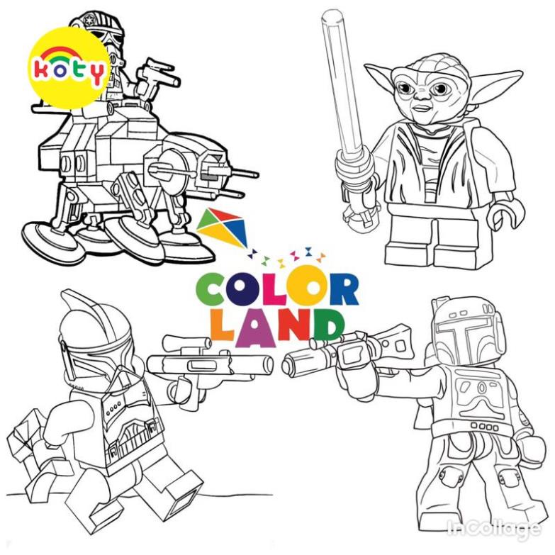 Tranh Tô Màu LEGO Star War - Bộ 10 Tờ Tranh Tô Màu A4 A5 Dành Cho Màu Sáp, Màu Chì - TRANH TÔ MÀU KOTY 1 images upload woo2F2417f9de180b7926a2bf8b911f50619d