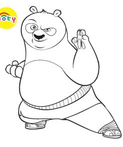 Tranh Tô Màu Kung Fu Panda - Bộ 20 Tờ Tranh Tô Màu A4 A5 Dành Cho Màu Sáp, Màu Chì - TRANH TÔ MÀU KOTY TM525 11 images upload woo2F269470c0e1625f554def0364cb7ce9a6