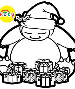 Pokemon Giáng Sinh Noel - Set 10 Tờ Tranh Tô Màu Kích Thước A4 A5 Dành Cho Màu Sáp, Màu Chì - TRANH TÔ MÀU COLOR LAND