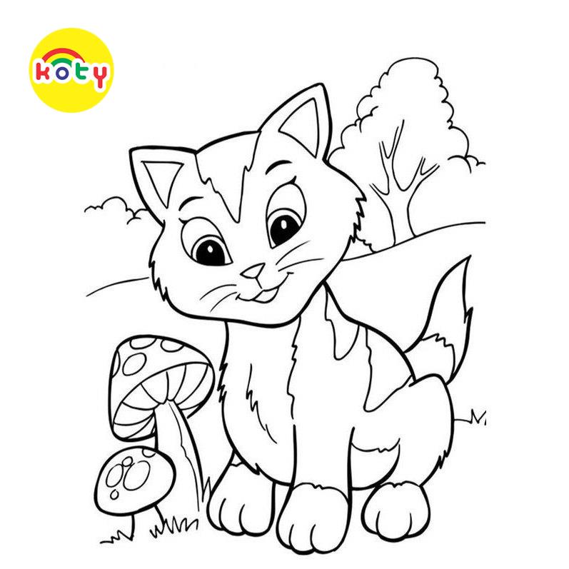 Bộ 50 Tranh Tô Màu Con Mèo đẹp dễ thương dành cho bé yêu Đồ Chơi Giấy A4, A5 mã TM540 1 images upload woo2F296c45e8f50f24b9187aca6601d30bf4