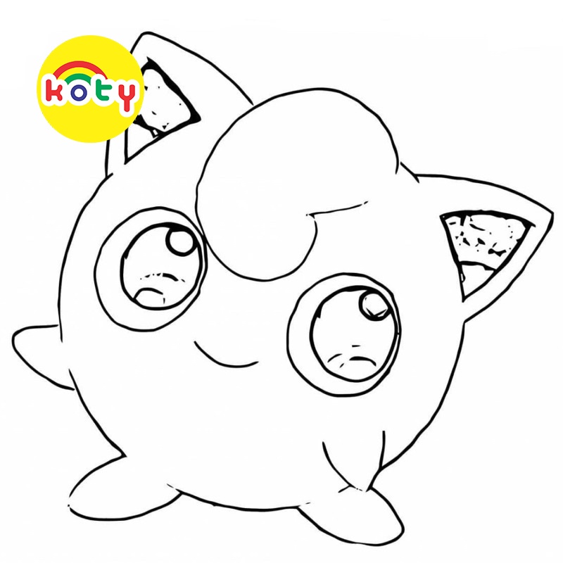 Jigglypuff Pokemon - Set 10 Tờ Tranh Tô Màu A4 A5 Dành Cho Màu Sáp, Màu Chì - TRANH TÔ MÀU COLOR LAND 2 images upload woo2F2b3121b19f02bae73fbf09386a2e3b14