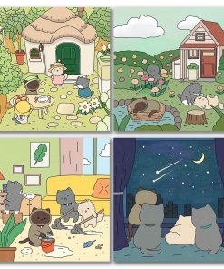 Bộ tranh tô màu nước " Nhũng chú mèo tinh nghich" combo 25 tranh giấy dầy đẹp có tranh mẫu 15 images upload woo2F2d88096c47264176acf3bb79a82e1d98