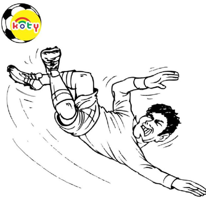 Tranh Tô Màu Bóng đá Soccer - Bộ 20 Tờ Tranh Tô Màu A4 A5 Dành Cho Màu Sáp, Màu Chì - TRANH TÔ MÀU KOTY 3 images upload woo2F2e73a9add5af4b685f86bb4ec8fc32b0