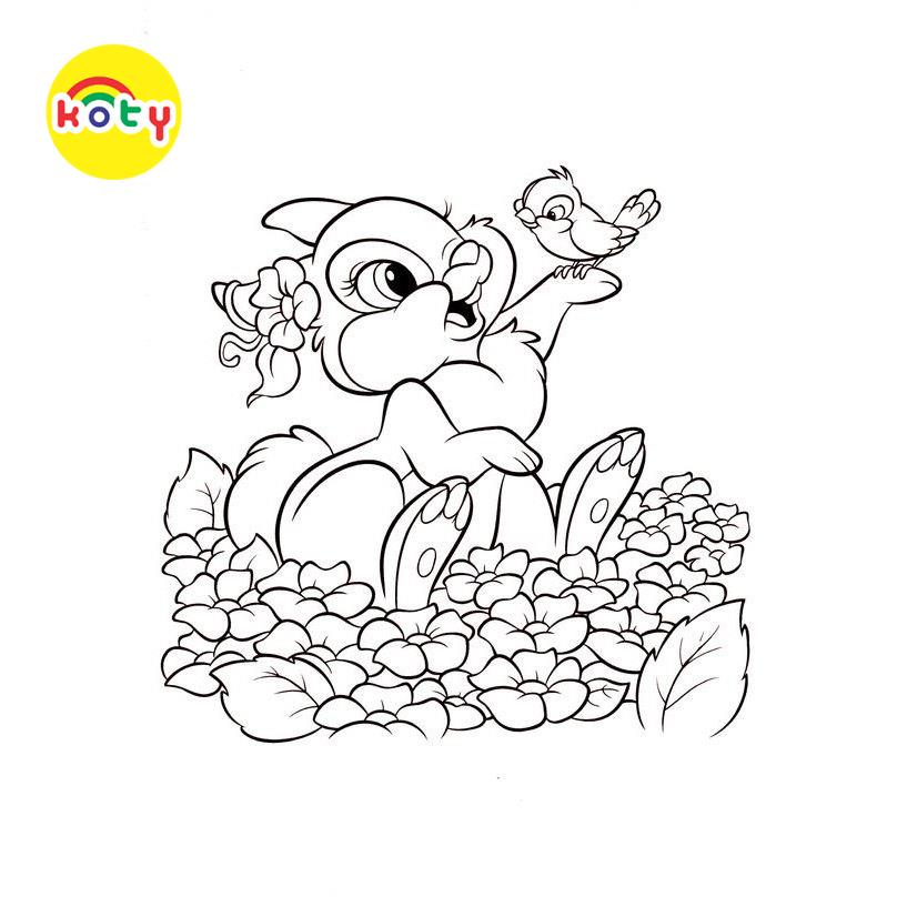 Bộ Bộ 50 Tranh Tô Màu Con Thỏ cực dễ thương cho bé Đồ Chơi Giấy A4, A5 3 images upload woo2F30ea99984acdd5ed8aae3fe93b5fbb20