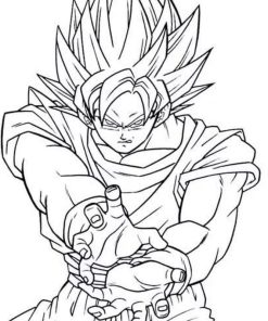 Son Goku Saiyan - Set 10 Tờ Tranh Tô Màu A4 A5 Dành Cho Màu Sáp, Màu Chì - MANGA ANIME COMIC tô màu 11 images upload woo2F348b9dbc5e9b71eb7830a234790c50a7