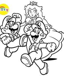 Tranh Tô Màu Mario và Luigi - Bộ 10 Tờ Tranh Tô Màu Dành Cho Màu Sáp, Màu Chì - TRANH TÔ MÀU KOTY 14 images upload woo2F35fb194ff2b508f4459a0d8422946546