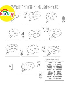 Bài tập tiếng anh - Numbers and Counting (Số đếm từ 1-10) - Bộ 10 và 20 tờ bài tập A4 COLOR LAND 14 images upload woo2F3a07f56342a97c9a80a0af5aaf97996e