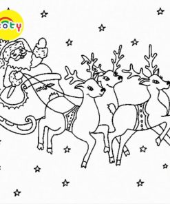 Tranh Tô Màu Ông già Noel và tuần lộc - Bộ 20 Tờ Tranh Tô Màu A4 A5 Dành Cho Màu Sáp, Màu Chì - TRANH TÔ MÀU KOTY 13 images upload woo2F3c0725f6aadf6fdfe42ebcddb399b6a4