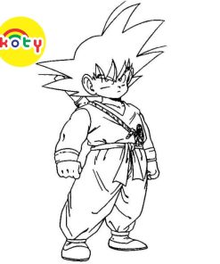 Bảy Viên Ngọc Rồng Dragon Ball - Set 20 Tờ Tranh Tô Màu A4 A5 Dành Cho Màu Sáp, Màu Chì - MANGA ANIME COMIC tô màu