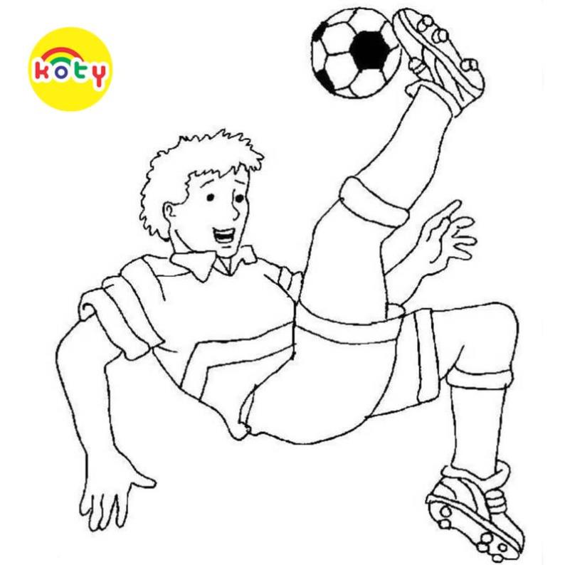 Tranh Tô Màu Bóng đá Soccer - Bộ 20 Tờ Tranh Tô Màu A4 A5 Dành Cho Màu Sáp, Màu Chì - TRANH TÔ MÀU KOTY 5 images upload woo2F4003d68c454c90e090319e645de786c5