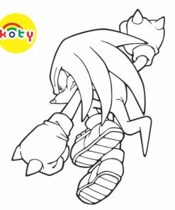 Knuckles the Echidna Sonic - Set 10 Tờ Tranh Tô Màu Kích Thước A4 A5 Cho Màu Sáp, Màu Chì - MANGA ANIME COMIC tô màu 6 images upload woo2F41d1a7e8f6ae2541b0313710b167e512
