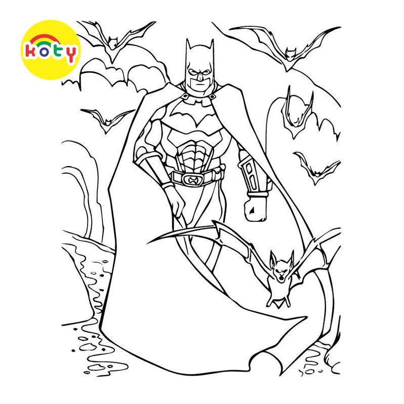 Bộ 50 Tranh Tô Màu Batman – Người Dơi cho bé Đồ Chơi Giấy A4, A5 mã TM538 5 images upload woo2F42eaf9c81fe0499da5e7f65adece8b16