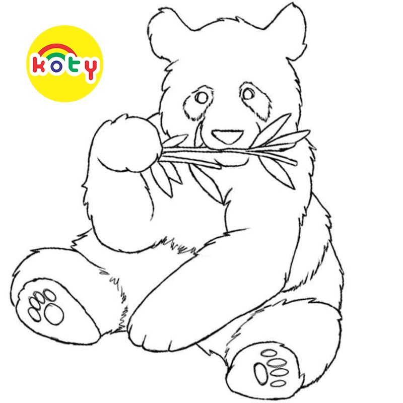 Gấu trúc Panda - Set 20 Tờ Tranh Tô Màu A4 A5 Dành Cho Màu Sáp, Màu Chì - MANGA ANIME COMIC Tô Màu 6 images upload woo2F464236f476d6f7f5dc9267916c5869f6