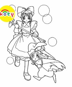 Thủ lĩnh thẻ bài Sakura CH - Set 10 Tờ Tranh Tô Màu A4 A5 Dành Cho Màu Sáp, Màu Chì - MANGA ANIME COMIC Tô màu 12 images upload woo2F4802b1fdd1d6d942238184495955b5aa