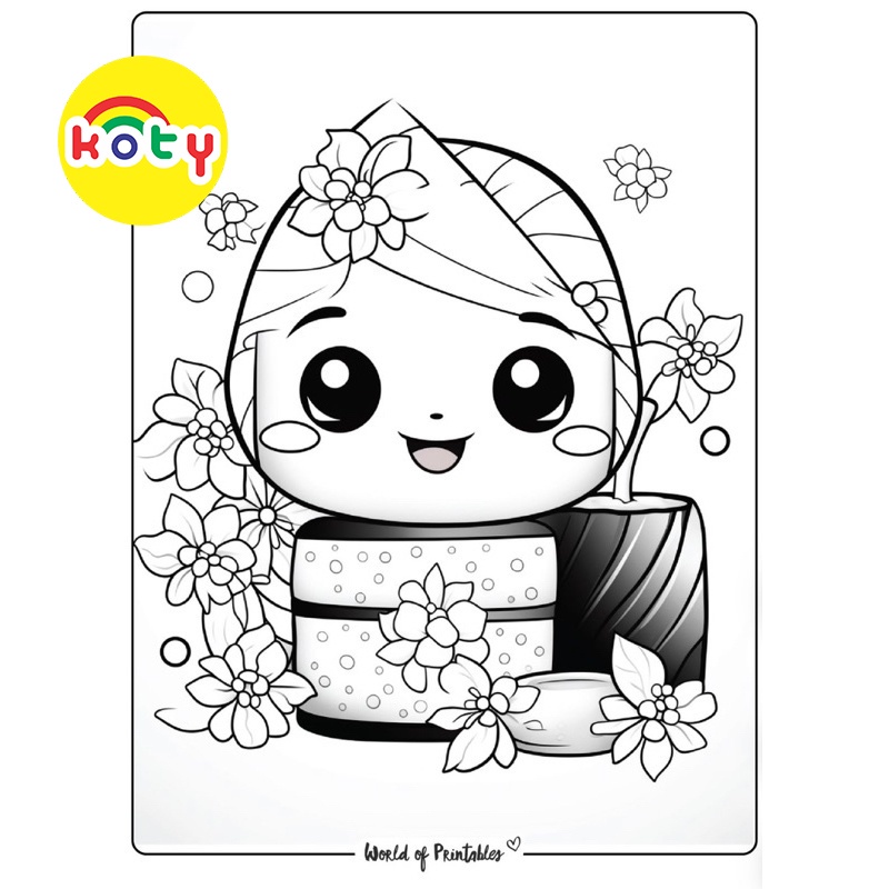 Thức Ăn, Đồ Uống - (phong cách Anime Chibi) - Set 10 Tờ Tranh Tô Màu A4 A5 - MANGA ANIME COMIC tô màu 6 images upload woo2F49e4f920ebd7f230200bd1ca04a8fe98