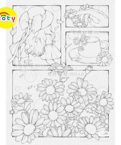 Bộ 50 Tờ Tranh Tô Màu Cô Gái Và Thiên Nhiên - Đồ chơi giấy KOTY 15 images upload woo2F4a0ae6d35d0dc555128dfd425bdf394a