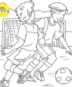 Tranh Tô Màu Bóng đá Soccer - Bộ 20 Tờ Tranh Tô Màu A4 A5 Dành Cho Màu Sáp, Màu Chì - TRANH TÔ MÀU KOTY 14 images upload woo2F55636fdb3a67c884335ef5bd973d45c7