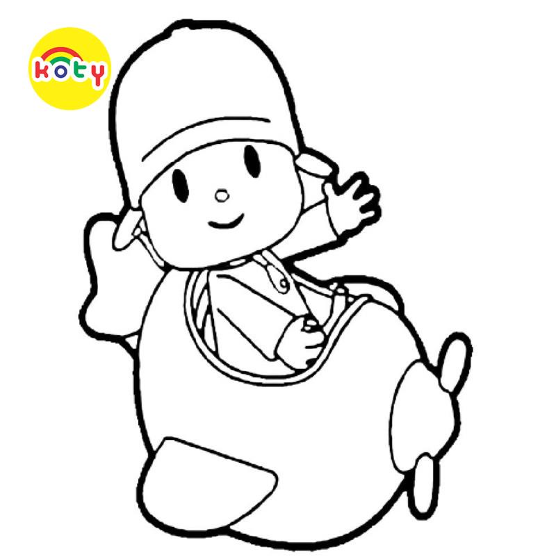 Tranh Tô Màu Pocoyo - Bộ 50 Tờ Tranh Tô Màu A4 A5 Dành Cho Màu Sáp, Màu Chì - TRANH TÔ MÀU KOTY 4 images upload woo2F562c7ac47ab9d1c414cde24ff5a2f7a7