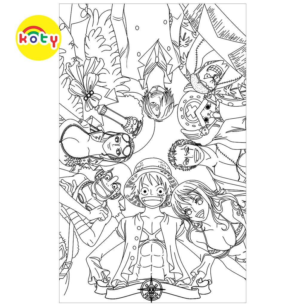 Bộ 35 giấy Tô màu One Piece, tranh tô màu Vua Hải Tặc dành cho trẻ em, tranh tô màu khổ A4 dành cho bé 7 images upload woo2F576d96f0704dba9f2688123236afbd0c