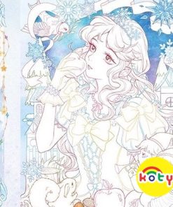 line art tranh tô màu combo 10 tranh giấy TM2060