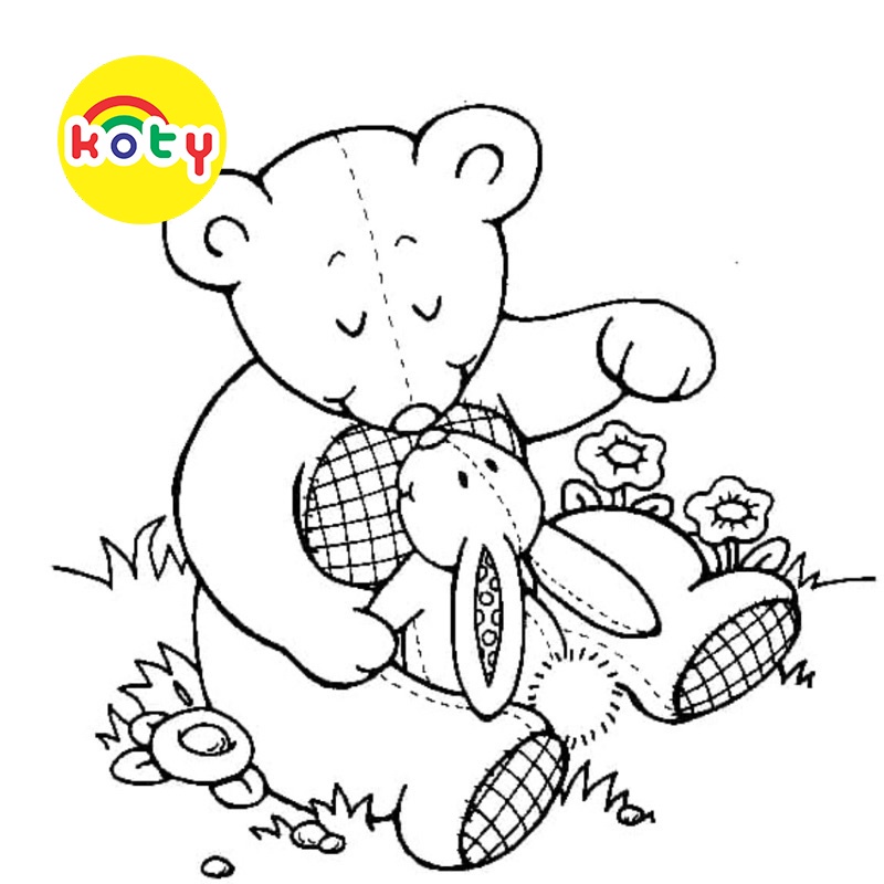 Gấu bông Teddy Bear - Set 20 Tờ Tranh Tô Màu A4 A5 Dành Cho Màu Sáp, Màu Chì - MANGA ANIME COMIC tô màu 5 images upload woo2F600d661c04469fadd0b5bf9082a547d5