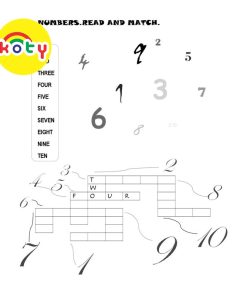 Bài tập tiếng anh - Numbers and Counting (Số đếm từ 1-10) - Bộ 10 và 20 tờ bài tập A4 COLOR LAND 12 images upload woo2F66ac20c1dc565f18baa9224e50423b53