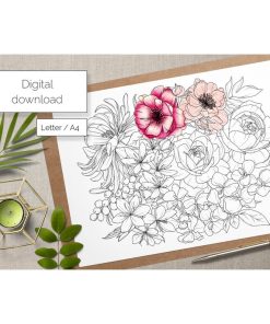 line art tranh tô màu nước combo 5 tranh giấy TM173 8 images upload woo2F681bece2c11a3af6039b517eab56b4b5