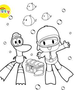 Tranh Tô Màu Pocoyo - Bộ 50 Tờ Tranh Tô Màu A4 A5 Dành Cho Màu Sáp, Màu Chì - TRANH TÔ MÀU KOTY 17 images upload woo2F6846ceb6a1fc21fbbab8c175eb08757f