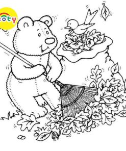 Tranh Tô Màu Gấu bông Teddy Bear - Bộ 20 Tờ Tranh Tô Màu A4 A5 Dành Cho Màu Sáp, Màu Chì - TRANH TÔ MÀU KOTY 11 images upload woo2F6b93d010b918e7fb865e91f6abcb7c07