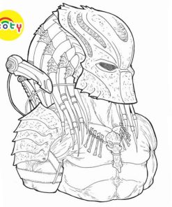 Tranh Tô Màu Predator Kẻ Săn Mồi - Bộ 20 Tờ Tranh Tô Màu A4 A5 Dành Cho Màu Sáp, Màu Chì - TRANH TÔ MÀU KOTY 14 images upload woo2F73a28559795157a0e914ccfa01a5d61c