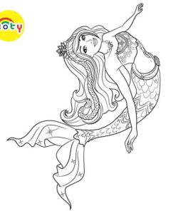 Tranh Tô Màu Nàng tiên cá Barbie - Bộ 10 Tờ Tranh Tô Màu A4 A5 Dành Cho Màu Sáp, Màu Chì - TRANH TÔ MÀU KOTY 12 images upload woo2F73aec2f96e689fcbbafaf7e51f5ae067