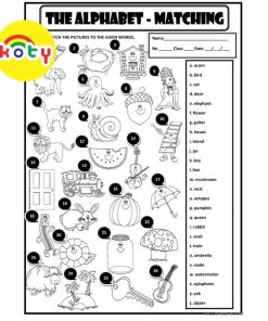 Bài tập tiếng anh - Alphabet (Bảng chữ cái Tiếng Anh) - Bộ 10 và 20 tờ bài tập A4 COLOR LAND