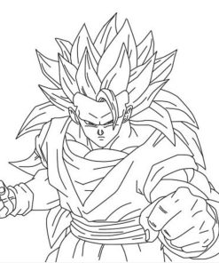 Son Goku Saiyan - Set 10 Tờ Tranh Tô Màu A4 A5 Dành Cho Màu Sáp, Màu Chì - MANGA ANIME COMIC tô màu 14 images upload woo2F7609d1e21000030fc14493bf50e8325d